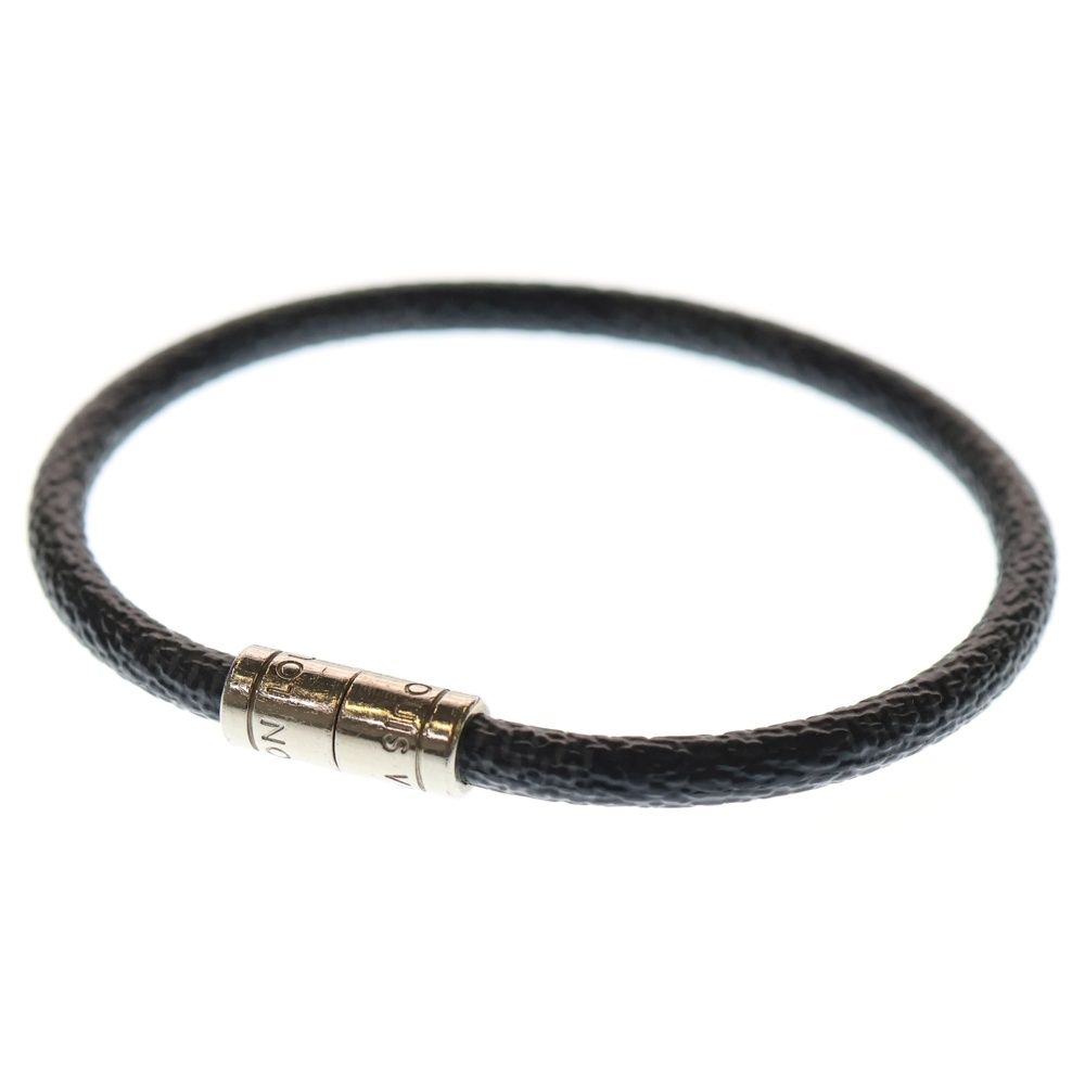 LOUIS VUITTON ルイヴィトン ダミエグラフィット ブラスレ ブレスレット ブラック M 6140 E シルバー金具