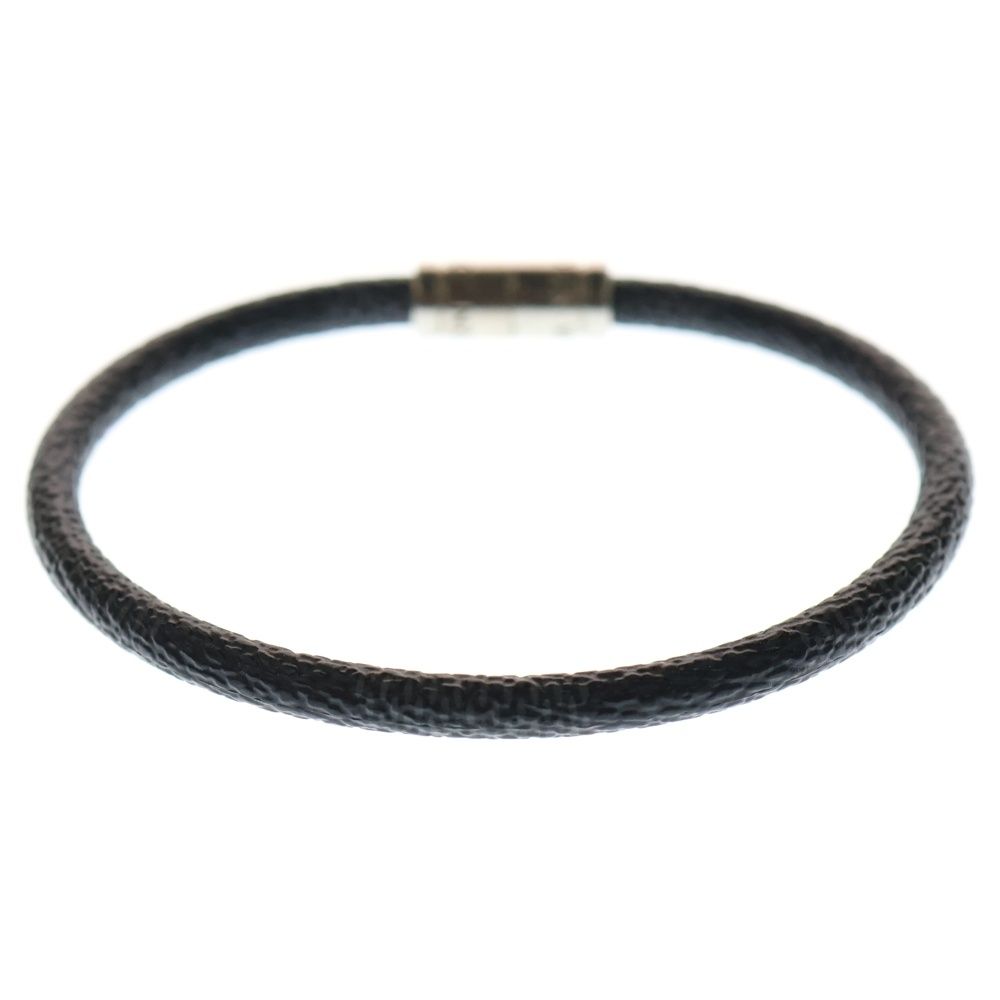 LOUIS VUITTON ルイヴィトン ダミエグラフィット ブラスレ ブレスレット ブラック M 6140 E シルバー金具