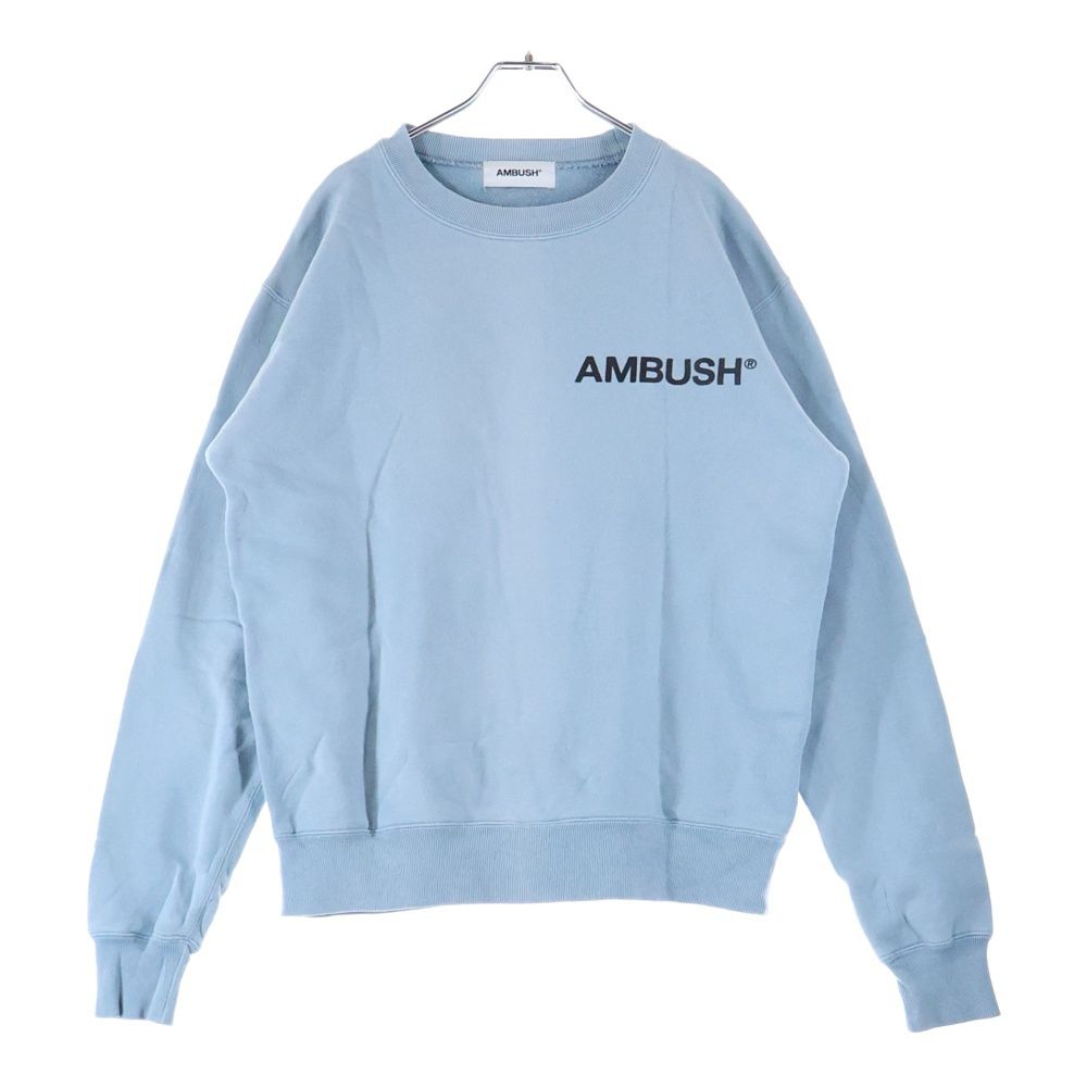 AMBUSH (アンブッシュ) クルーネック コットンロゴスウェット 