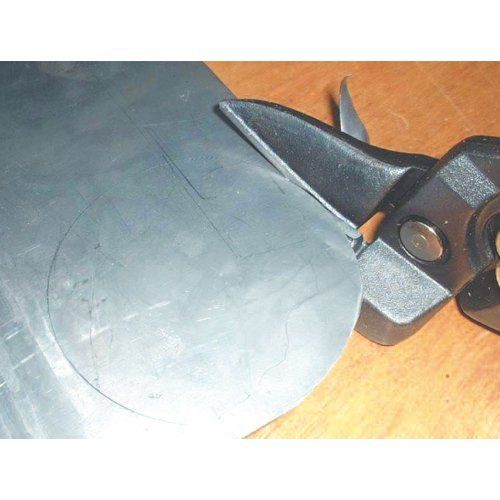  ESCO エスコ 260 mm はさみ 鉄板用 直 左曲用 EA 544 A 2 刃形状刻み目あり 金切バサミ 金切鋏 鋏 バサミ 板金バサミ 板金 鉄板 その他 切削 切断 穴あけ