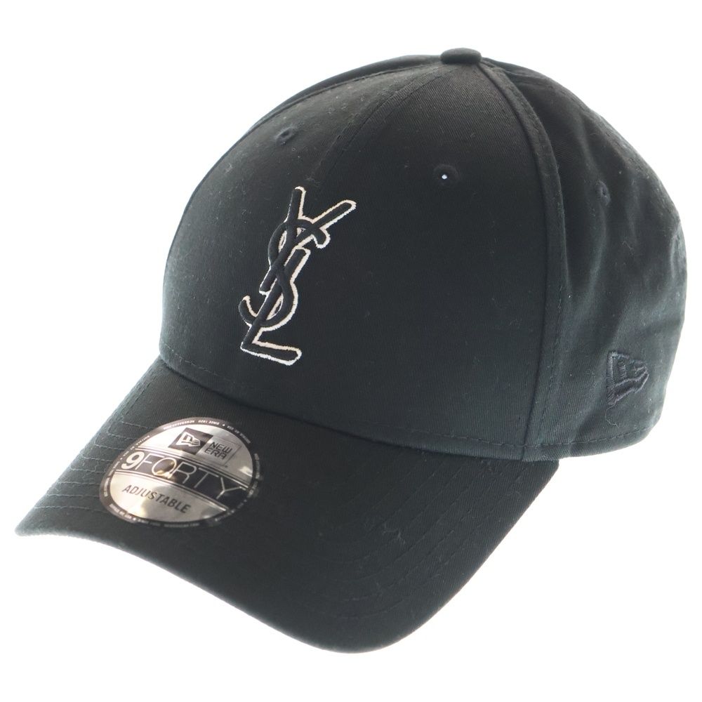 SAINT LAURENT PARIS サンローランパリ era CAP ニューエラ ロゴ モノグラム キャップ 帽子 ブラック 687687