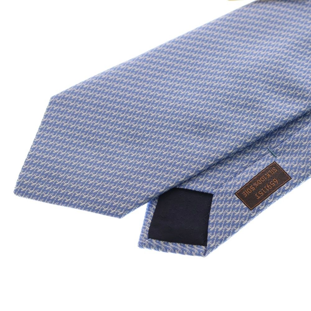 HERMES (エルメス) CRAVATE SOIE LOURDE フランス製 総柄 シルク