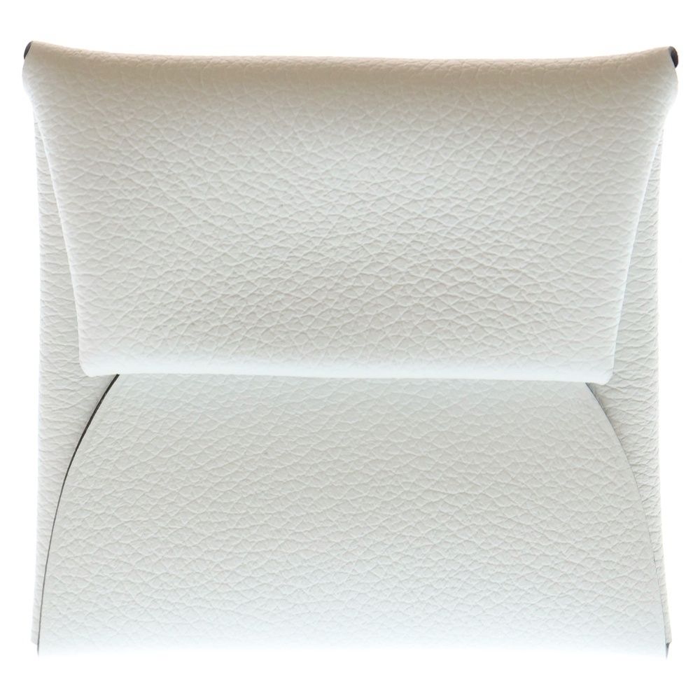 HERMES エルメス バスティア ヴォーエプソン グリペール コインケース ホワイト W刻印