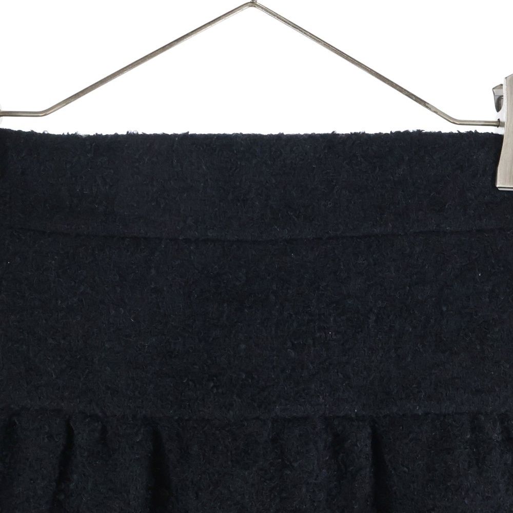 CHANEL (シャネル) ココボタン モヘア スカート ブラック - メルカリ