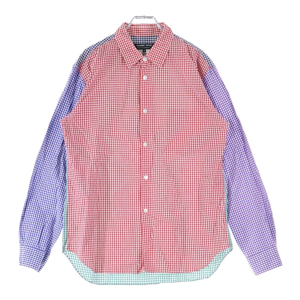 COMME des GARCONS HOMME DEUX / ad2012/長袖シャツ/S/ポリエステル/RED/dj-b048 COMME des GARCONS HOMME DEUX (コムデギャルソン オムドゥ) 13SS