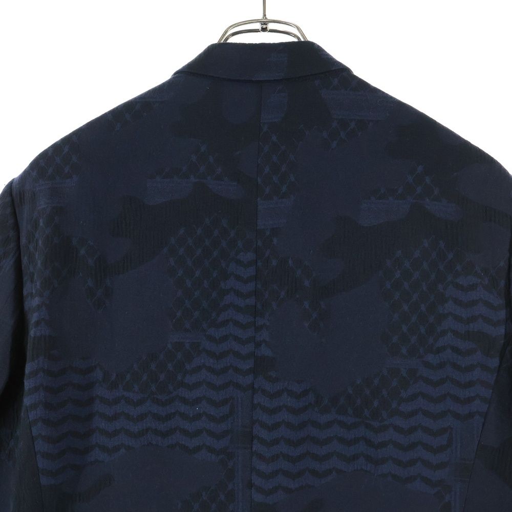 Neil Barrett (ニール バレット) 総柄 コットンテーラードジャケット