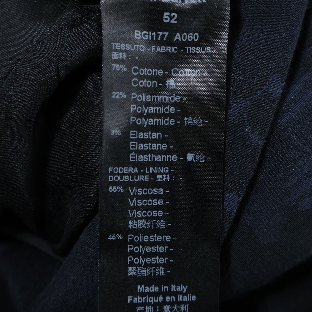 Neil Barrett (ニール バレット) 総柄 コットンテーラードジャケット