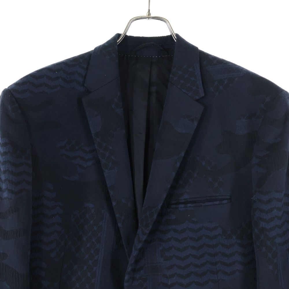 Neil Barrett (ニール バレット) 総柄 コットンテーラードジャケット