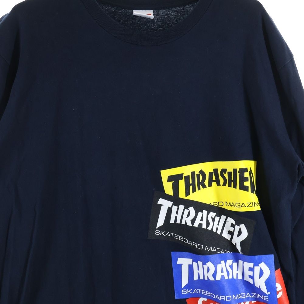 SUPREME (シュプリーム) 21AW ×Thrasher Multi Logo L/S Tee