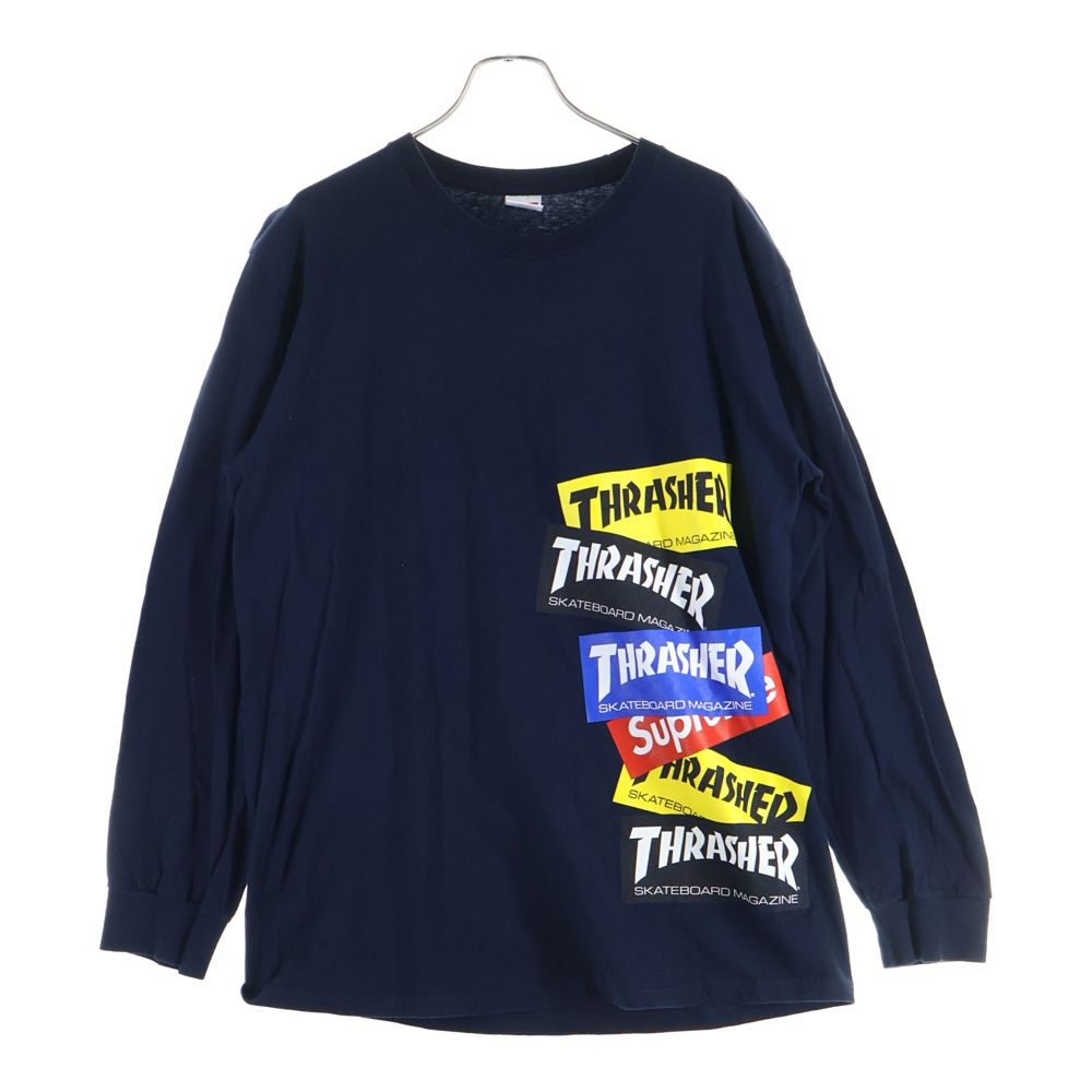 SUPREME (シュプリーム) 21AW ×Thrasher Multi Logo L/S Tee