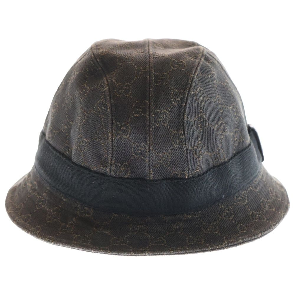 GUCCI (グッチ) GGパターン バケットハット 帽子 ブラウン - メルカリ