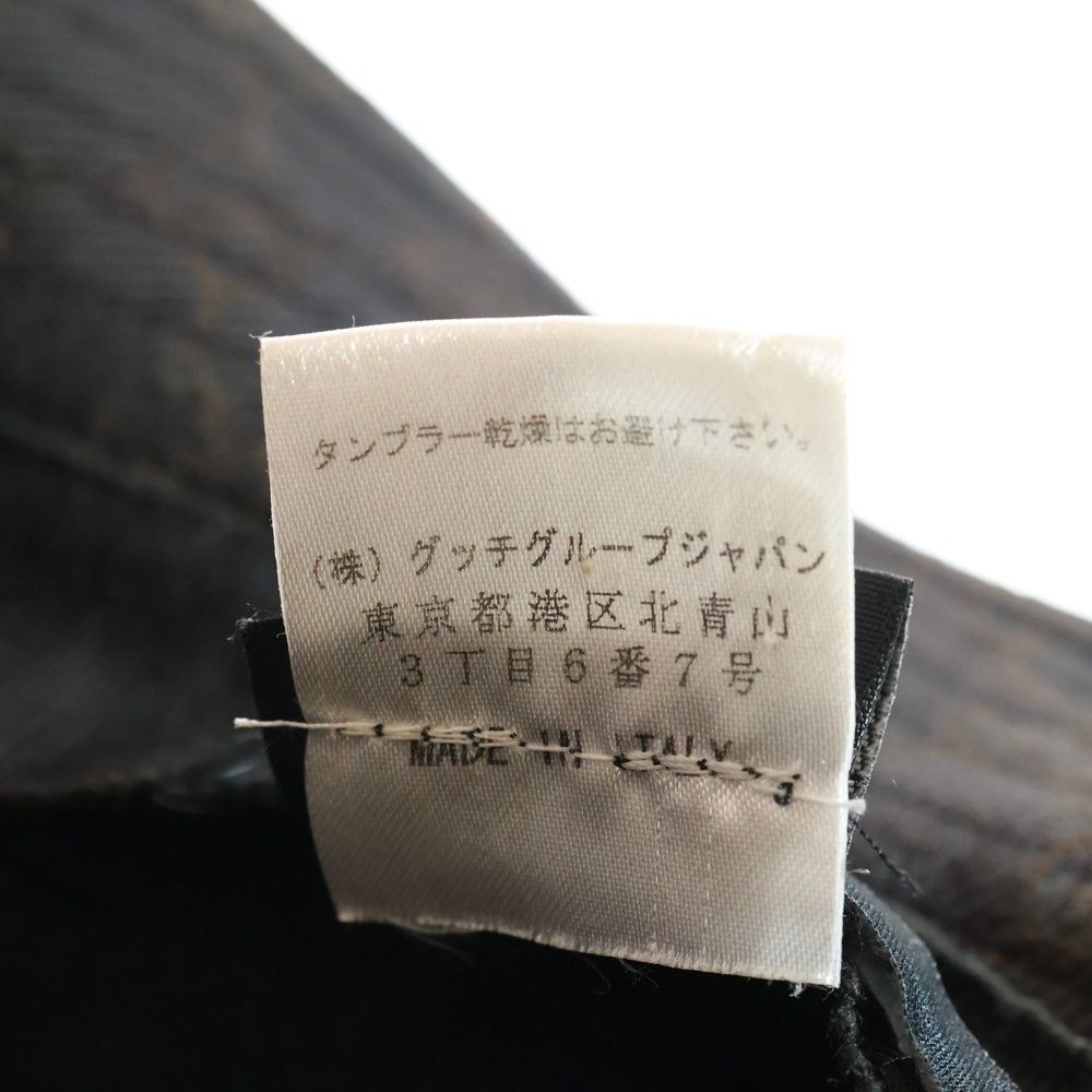 GUCCI グッチ GGパターン バケットハット 帽子 ブラウン セーター ハット 