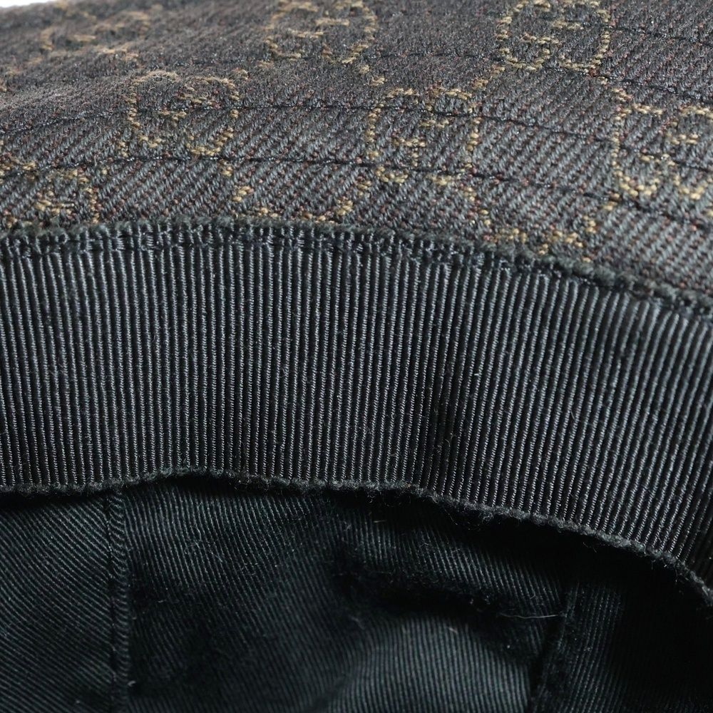 GUCCI (グッチ) GGパターン バケットハット 帽子 ブラウン - メルカリ