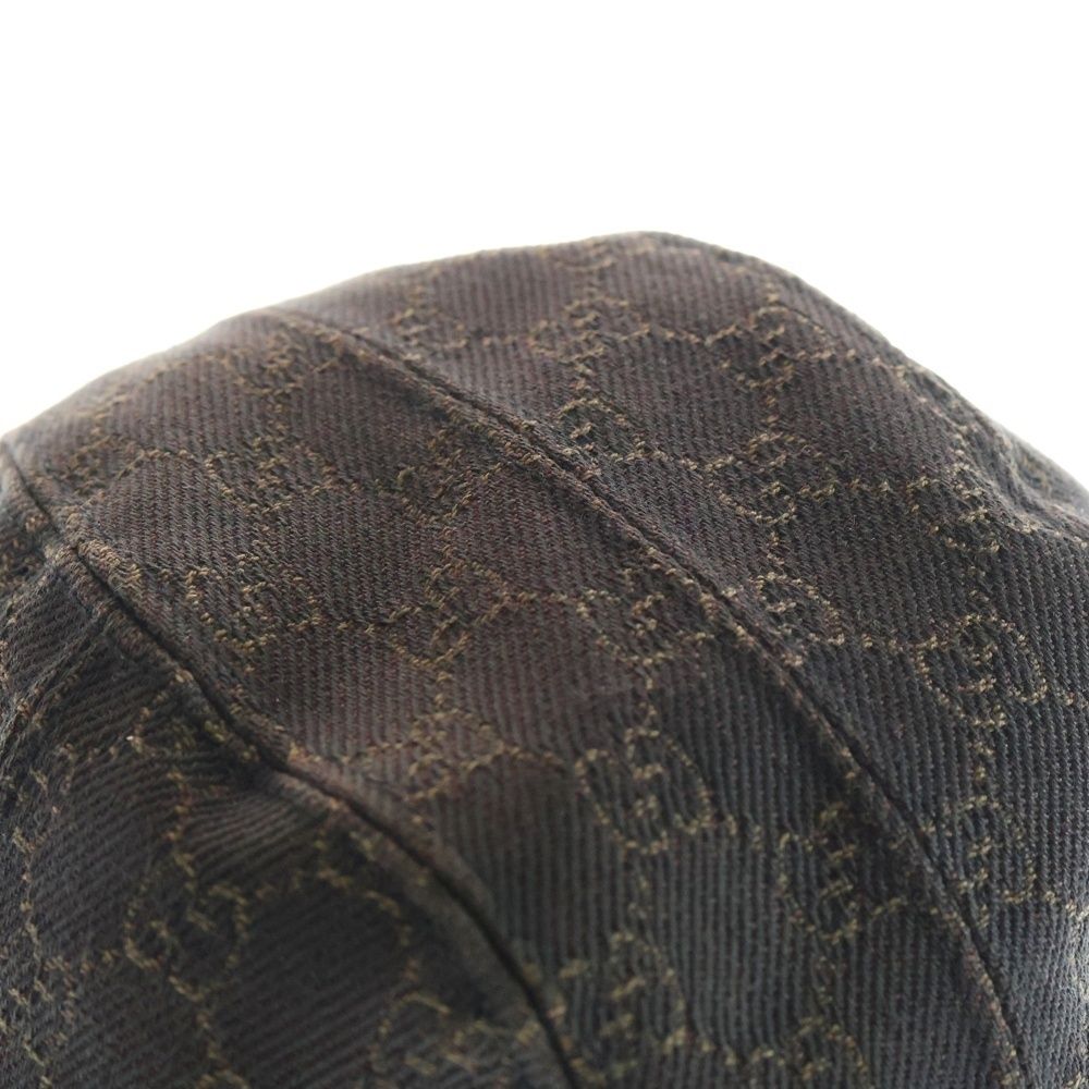 GUCCI (グッチ) GGパターン バケットハット 帽子 ブラウン - メルカリ