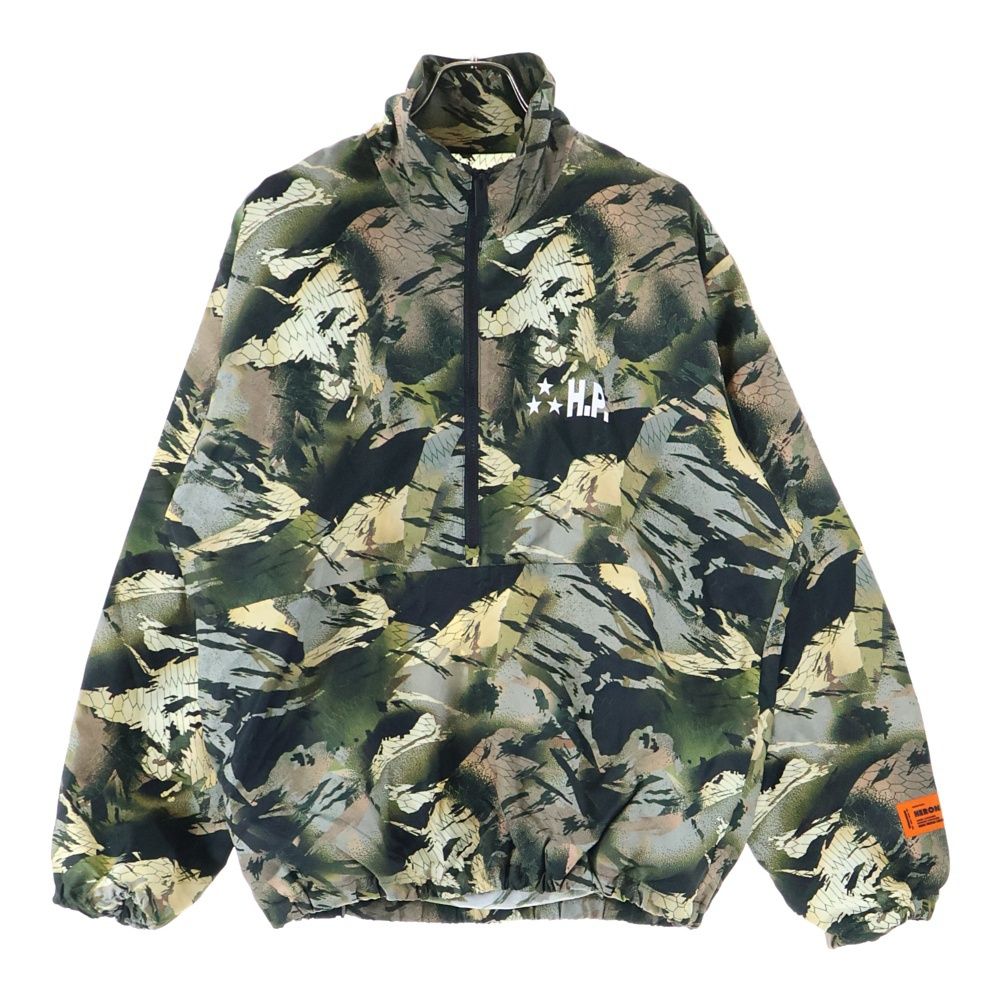 HERON PRESTON (ヘロンプレストン) LOGO PATCH CAMOUFLAGE PRINT