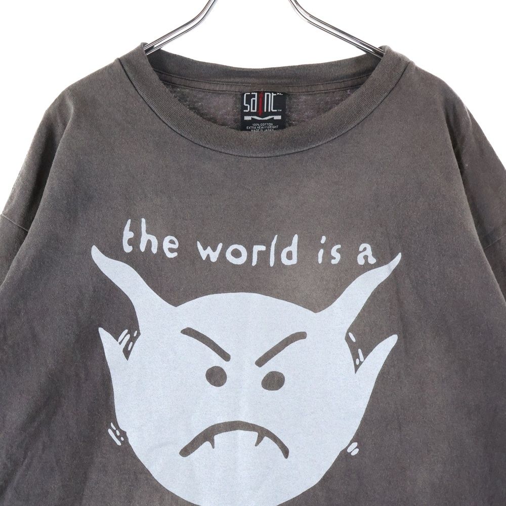 SAINT MICHAEL (セントマイケル) 21AW LS TEE SATAN VINTAGE加工