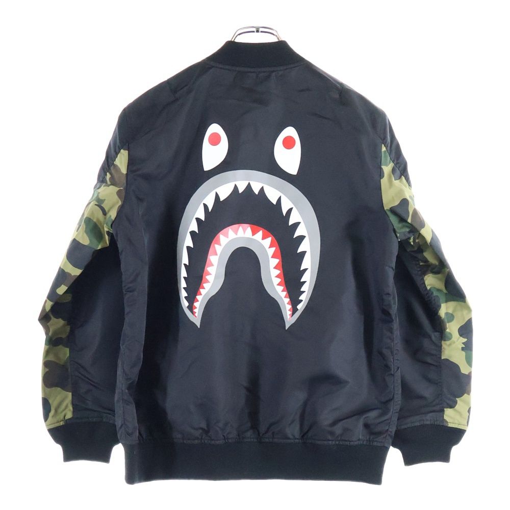 A BATHING APE (アベイシングエイプ) Nylon Jacket シャークロゴ