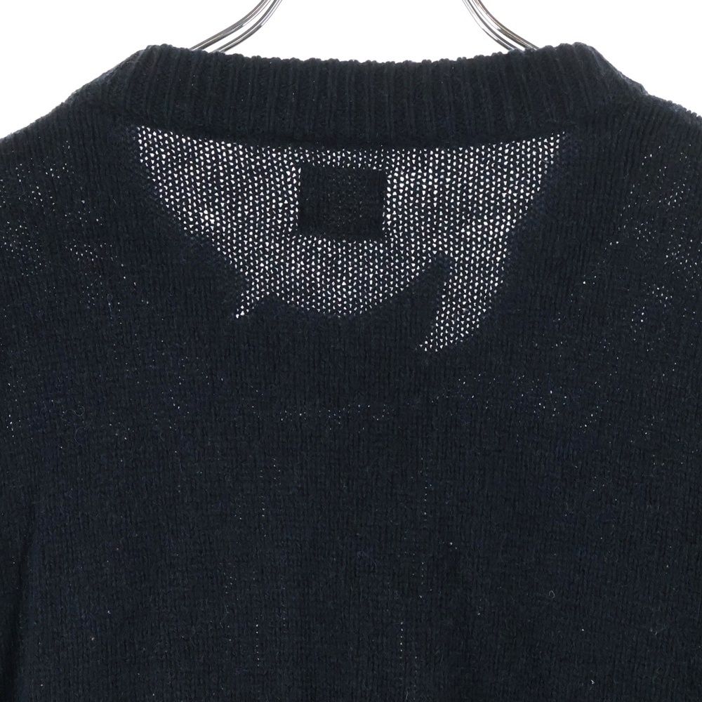 21aw saint michael ウール ダメージ ニット サイズXL SAINT MICHAEL (セントマイケル) 21AW WOOL SWTER SIN ダメージ加工