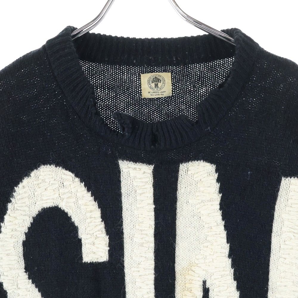 21aw saint michael ウール ダメージ ニット サイズXL 21aw saint michael ウール ダメージ ニット サイズXL SAINT MICHAEL