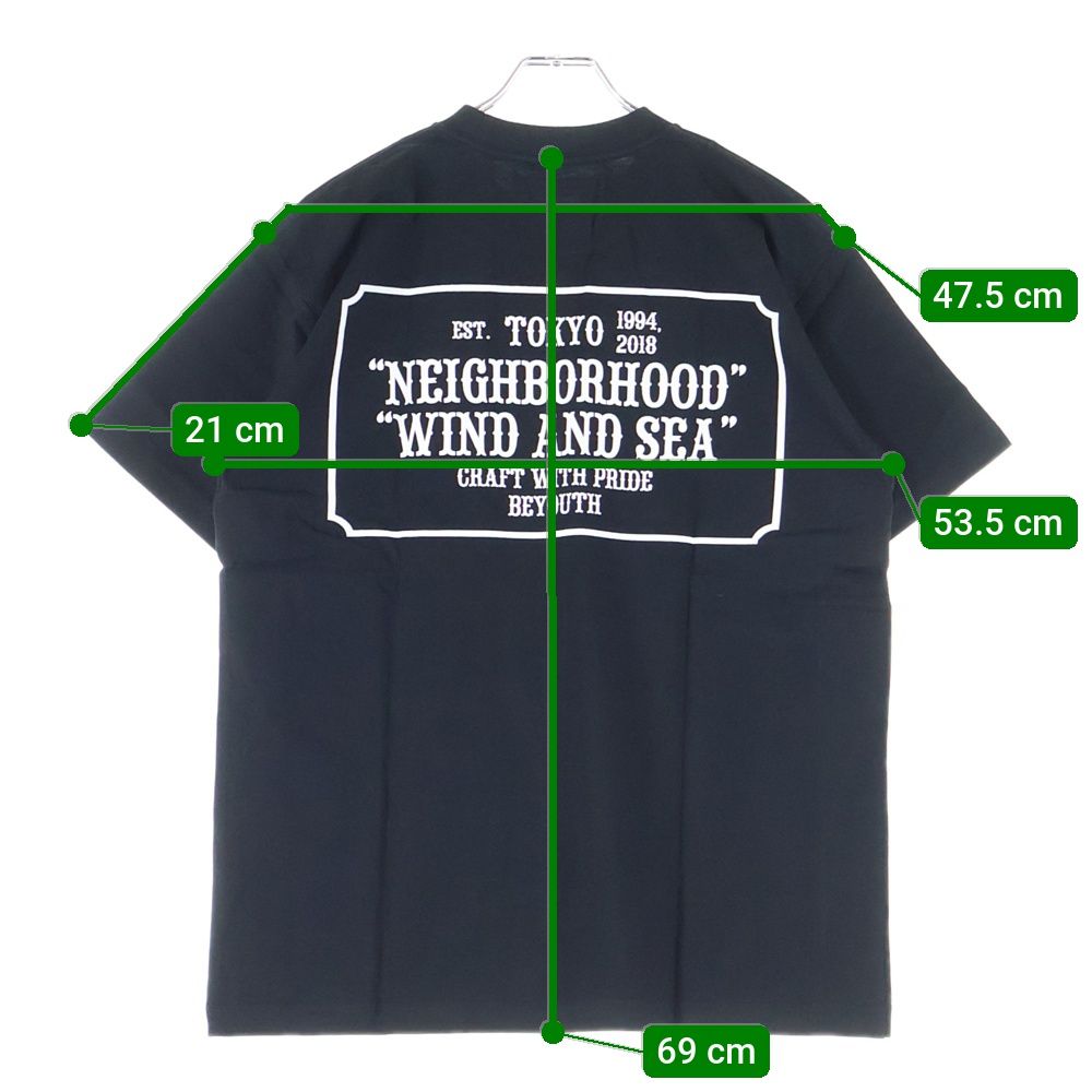 NEIGHBORHOOD (ネイバーフッド) 22AW ×WIND AND SEA HNWDS-02/C-TEE-SS