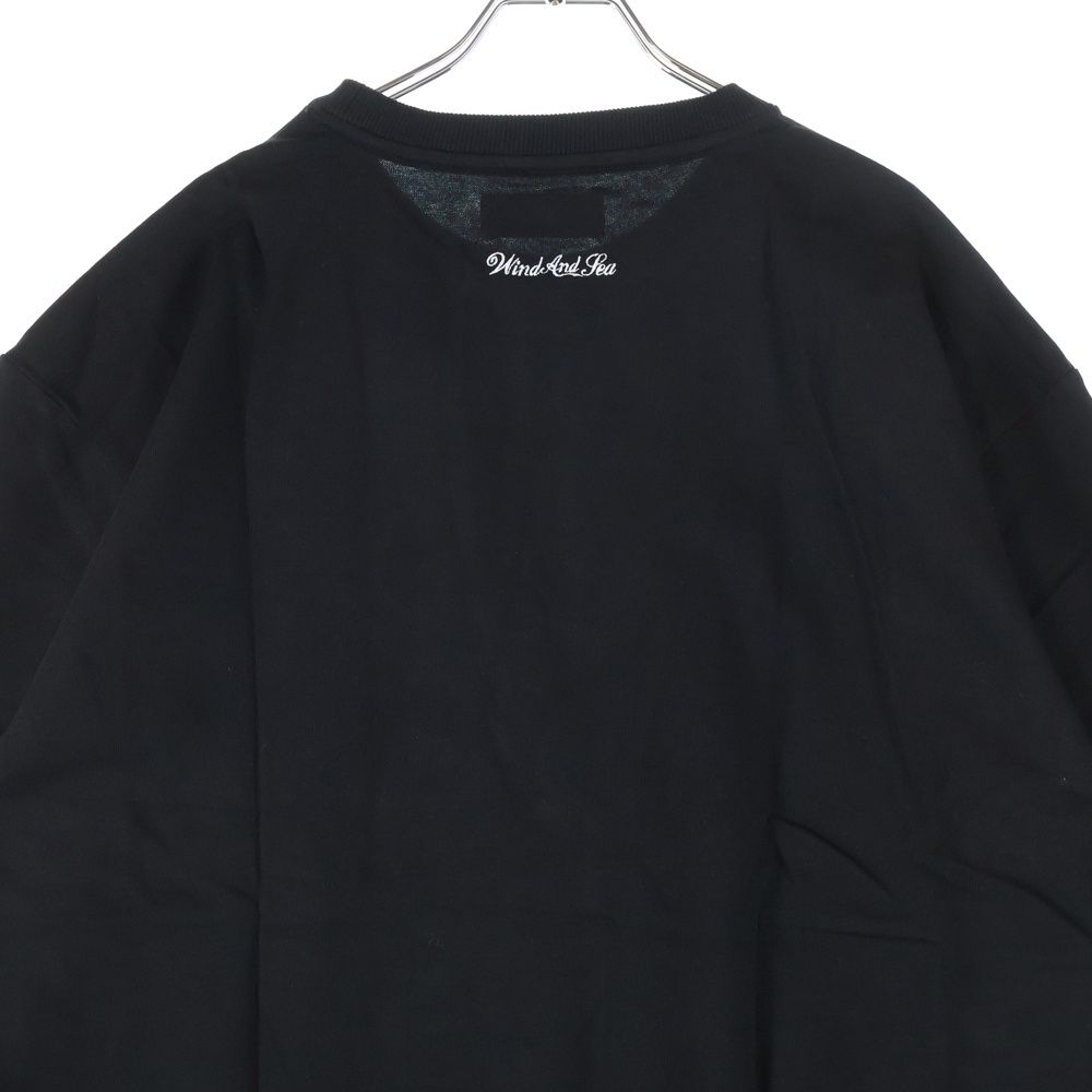 WIND AND SEA BIG SEA S/S Tee BURGUNDY WIND AND SEA (ウィンダンシー 