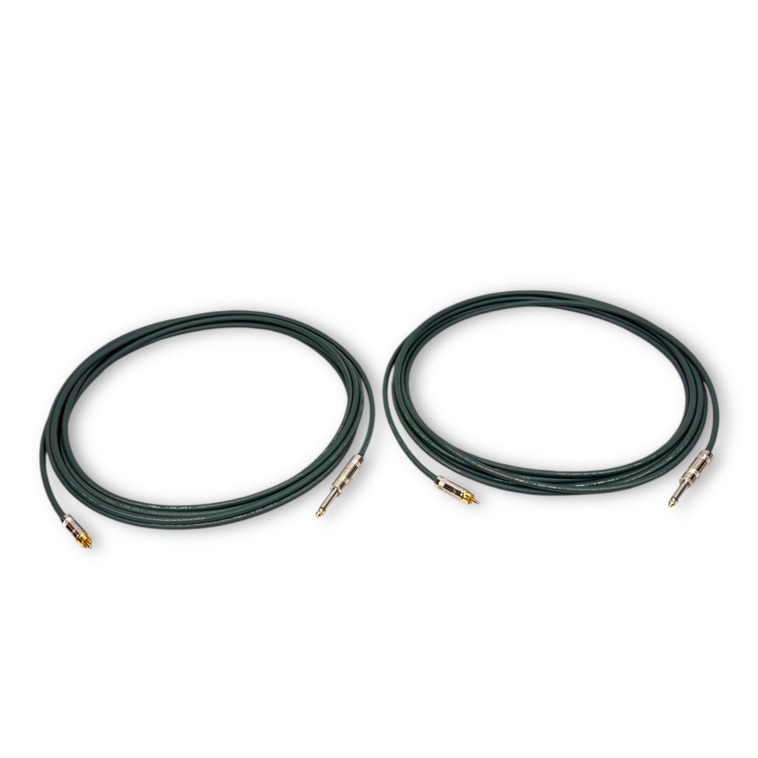 OYAIDE QAC-222 RCA TS フォン ケーブル 5 m 2本セット