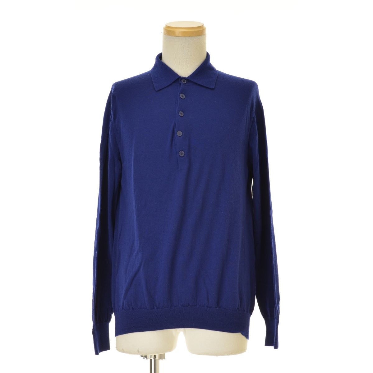BOTTEGAVENETA】ウールニット長袖ポロシャツ - メルカリ