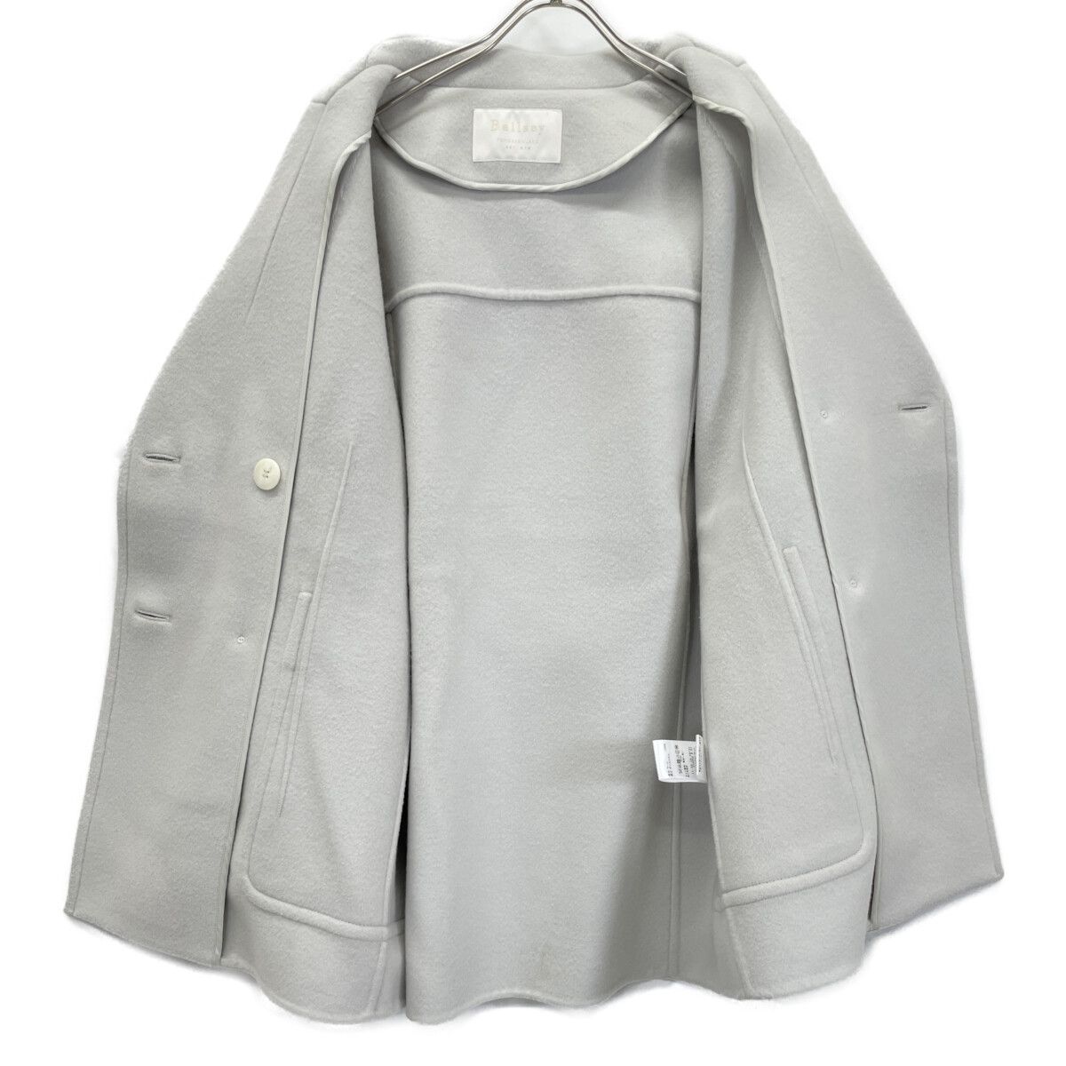 極美品✨23AW ボールジィ ウールビーバーメルトンショートコート ライトグレー 極美品✨23AW ボールジィ ウールビーバーメルトンショートコート