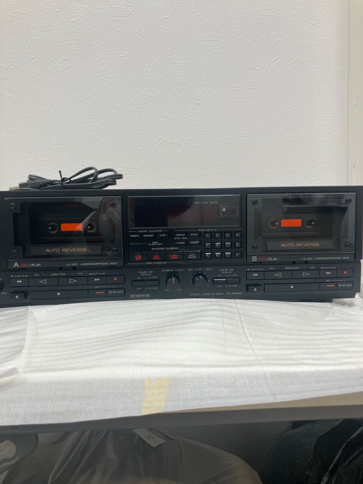 か〇遺品整理 SONY TC WR 950 ステレオカセットデッキ