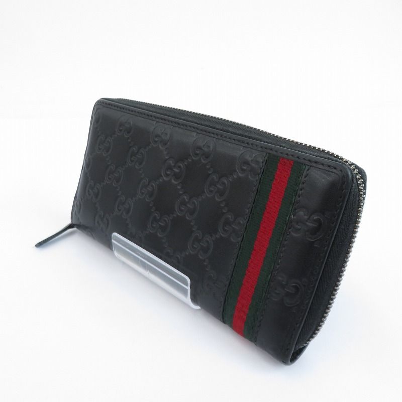 GUCCI グッチ 長財布 グッチシマ 308009･4276 ブラック 125