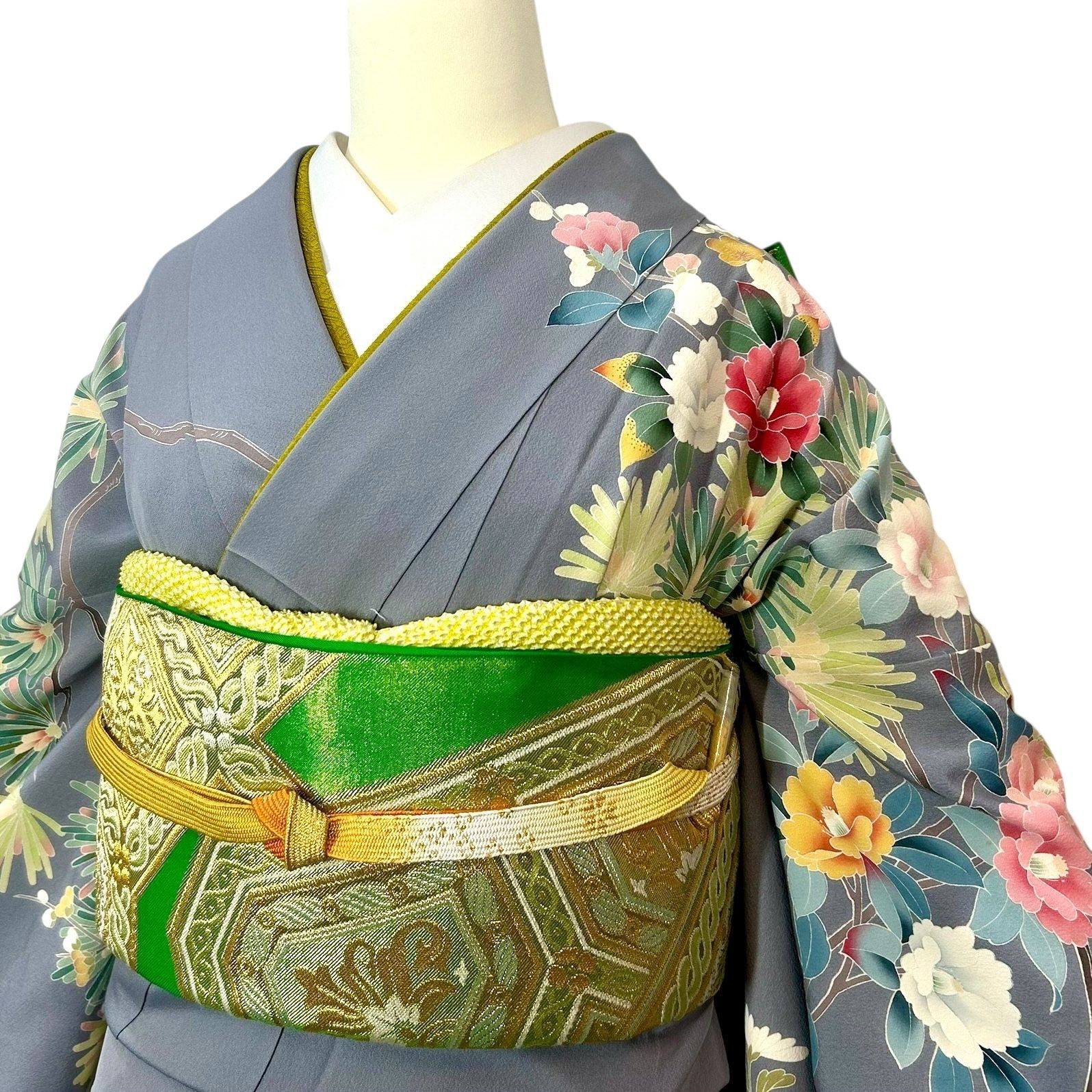 振袖・長襦袢セット 振り袖 正絹 - メルカリ