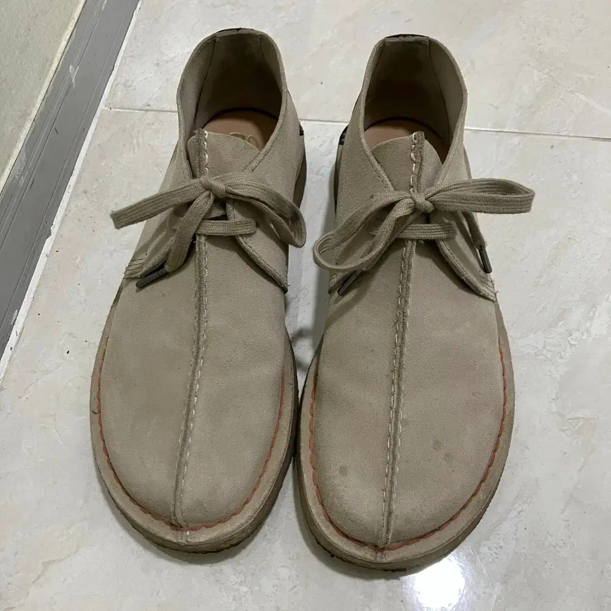 クラークス デザートトレック サンド スウェード UK8 - メルカリ