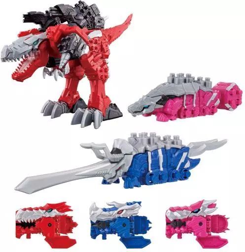 中古】おもちゃ 騎士竜シリーズ01＆02＆03 竜装合体 DXキシリュウ