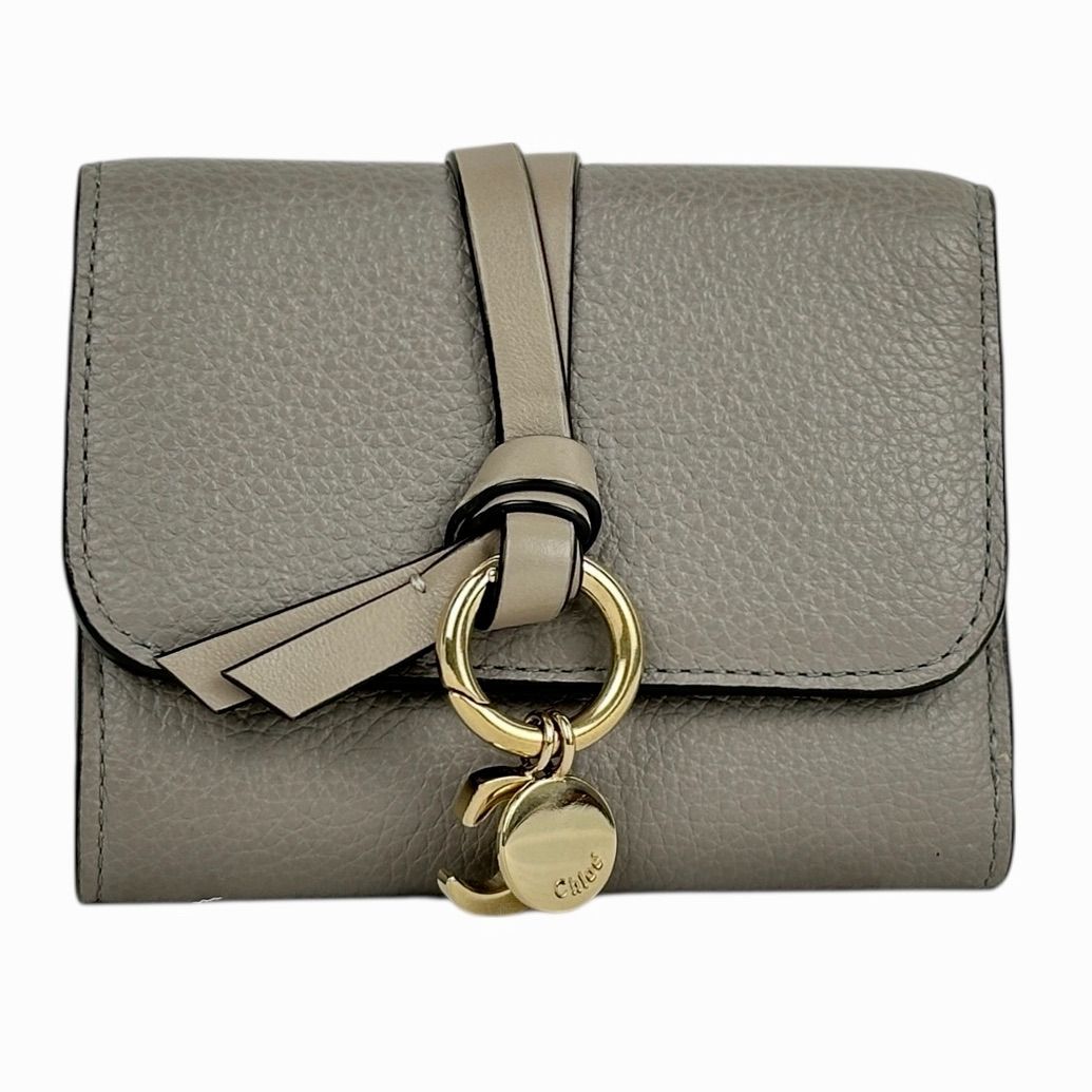 Chloe クロエ 三つ折り財布 アルファベットスモールトリフォールドウォレットC コンパクト財布 コンパクトウォレット ミニウォレット レディース 品 -A 9356