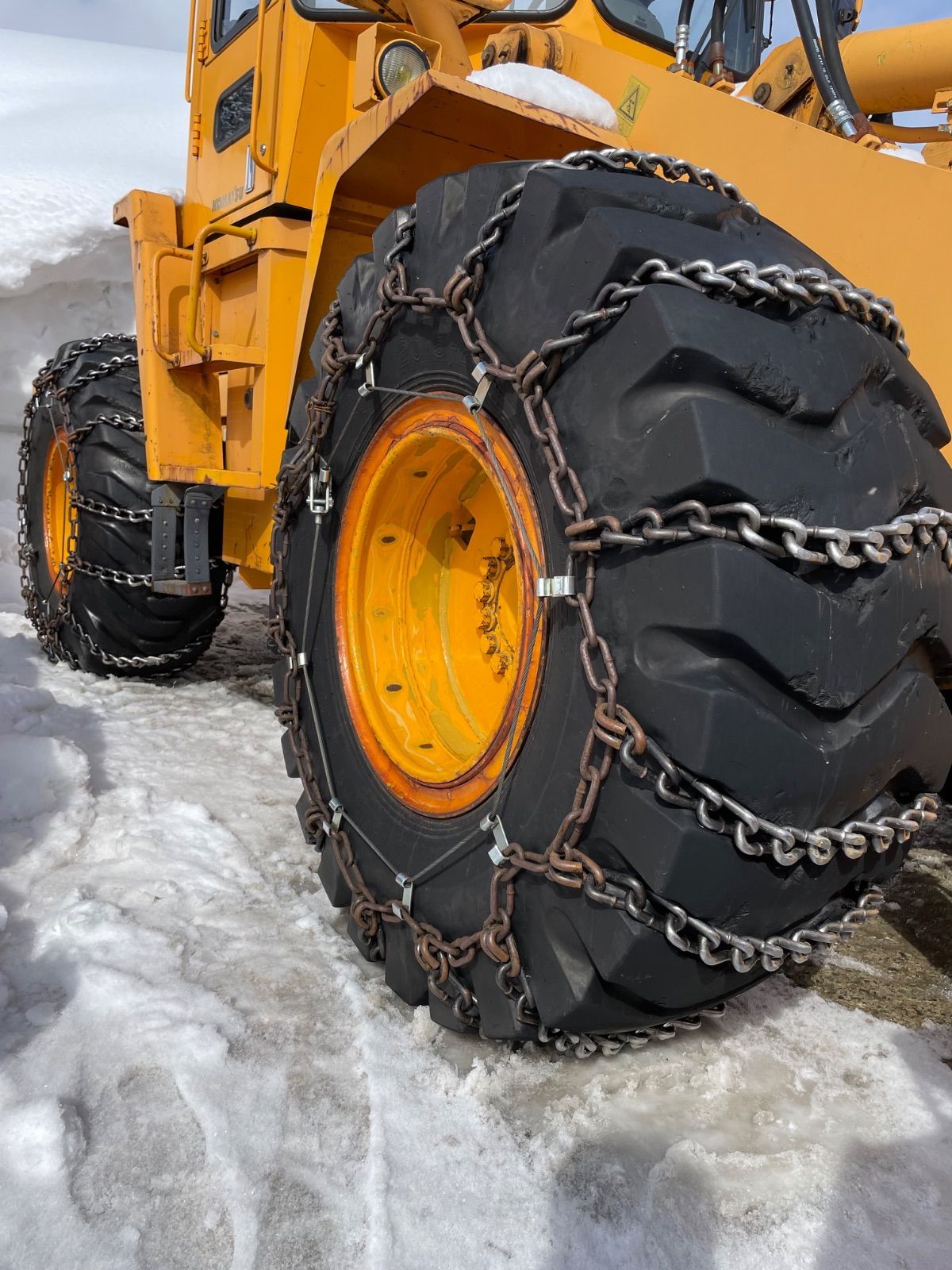 除雪建機用タイヤチェーン用ワイヤーバンド 20 5 25用