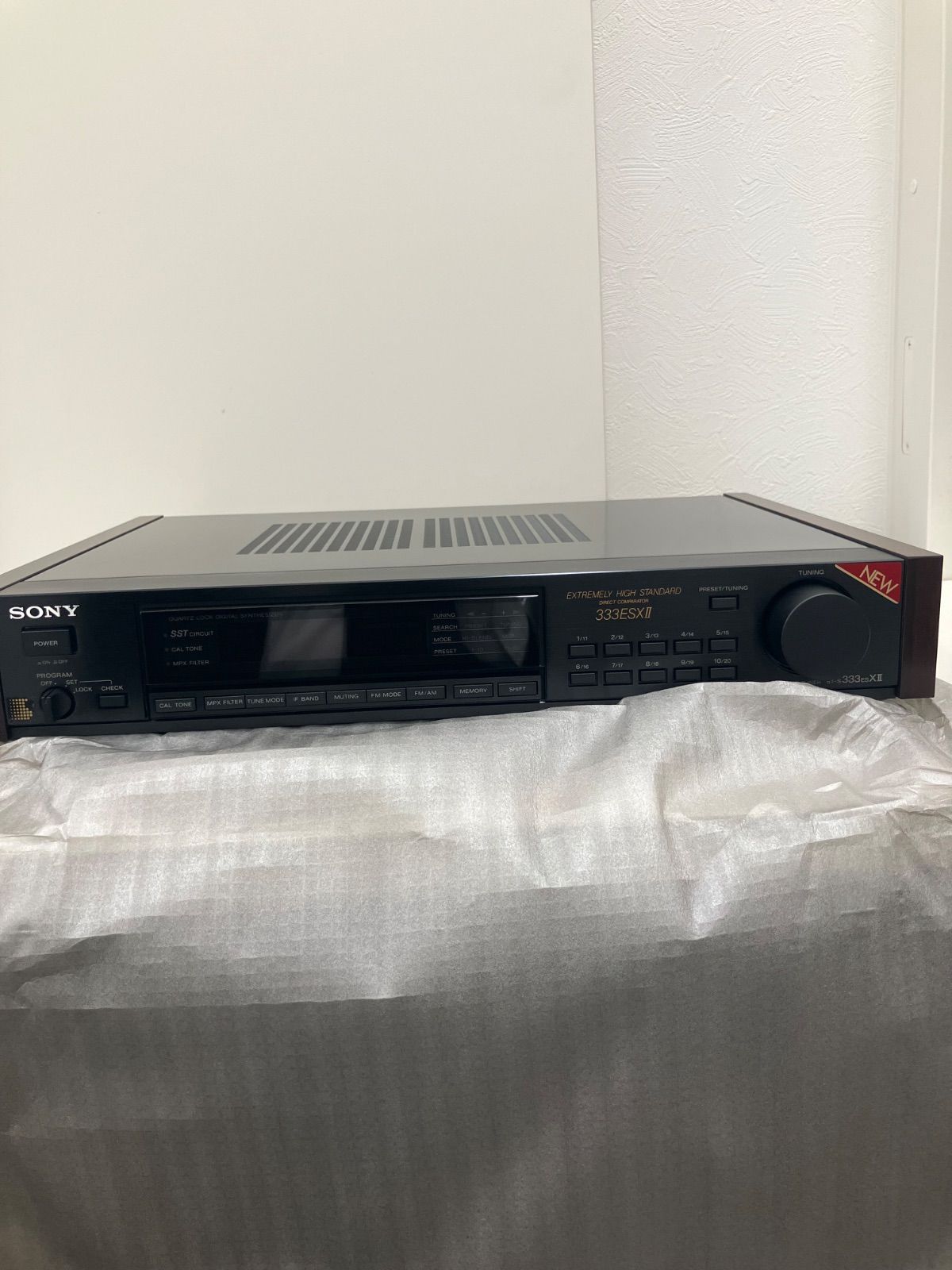 か〇遺品整理 SONY ST S 333 ESXⅡ ラジオチューナー