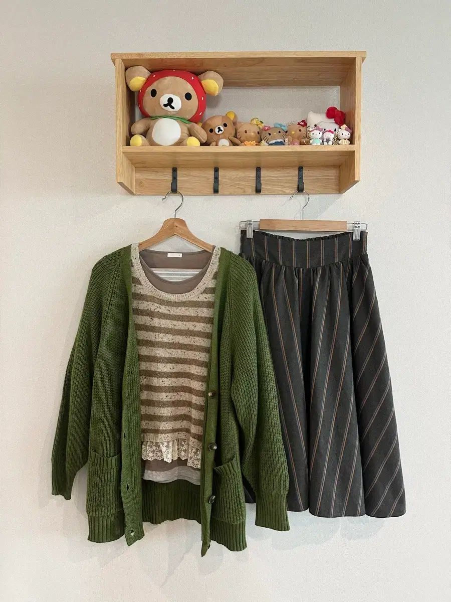 日本 ヴィンテージ 抹茶 コア はぐみ すずこ 森ガール 蒼井 優 レイヤード コーディネートセット