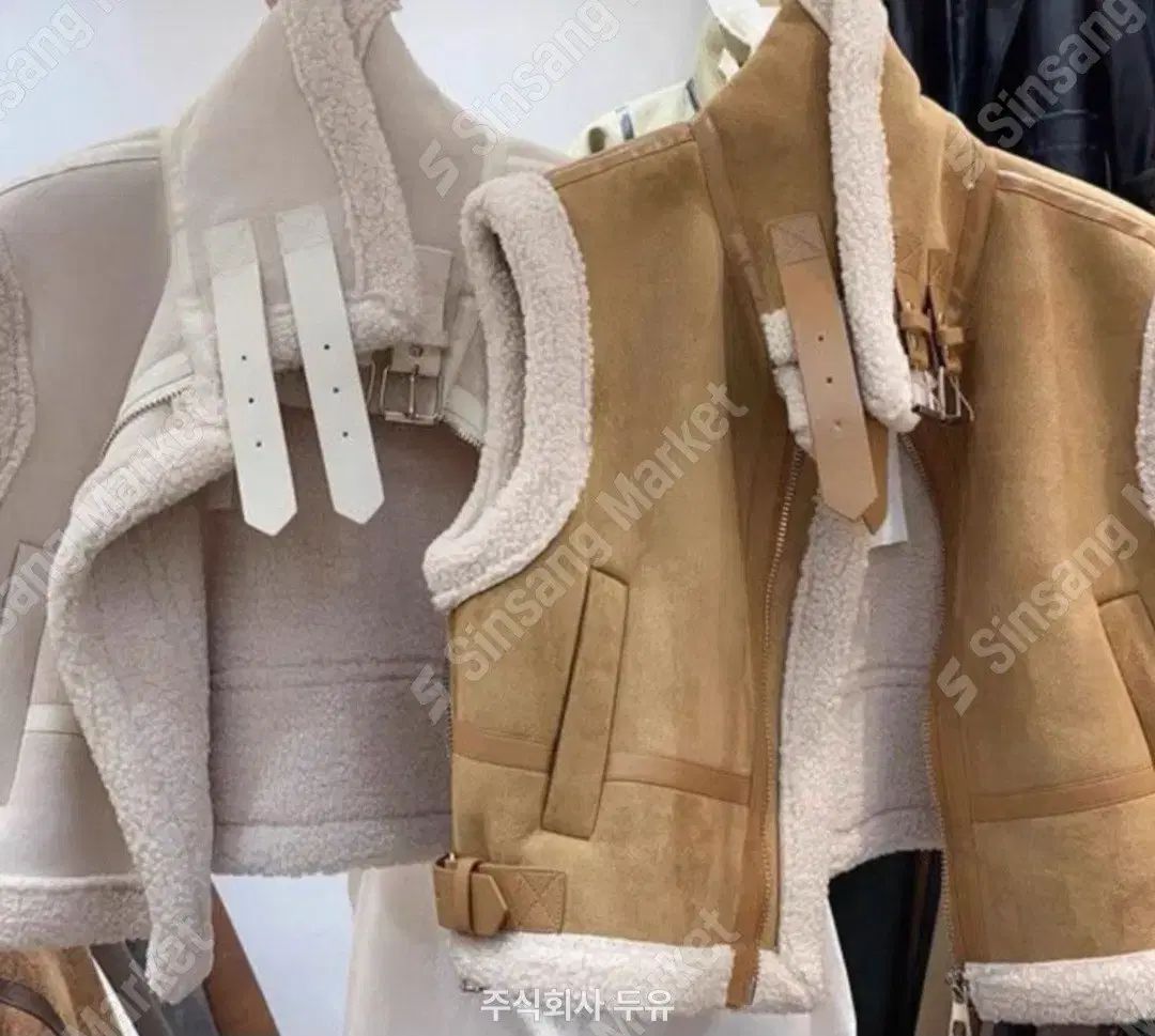 ムートン シープスキン ベスト(新品) - メルカリ