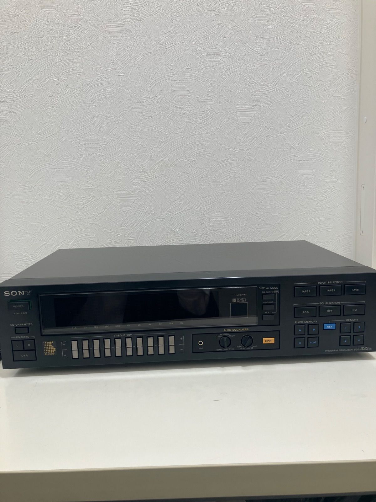 か〇遺品整理 SONY SEQ-333 ES グラフィックイコライザー