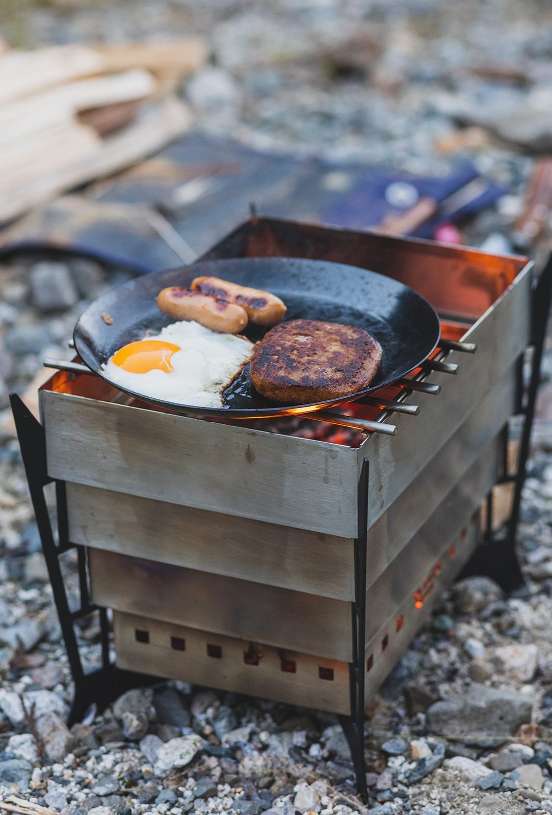 ハングアウト 焚き火台 KOMOREBI コモレビ こもれび シルバー 節約