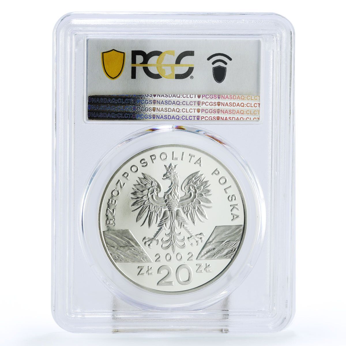 ポーランド 20ズウォティチ 池亀 世界動物シリーズ PR69 PCGS 銀貨