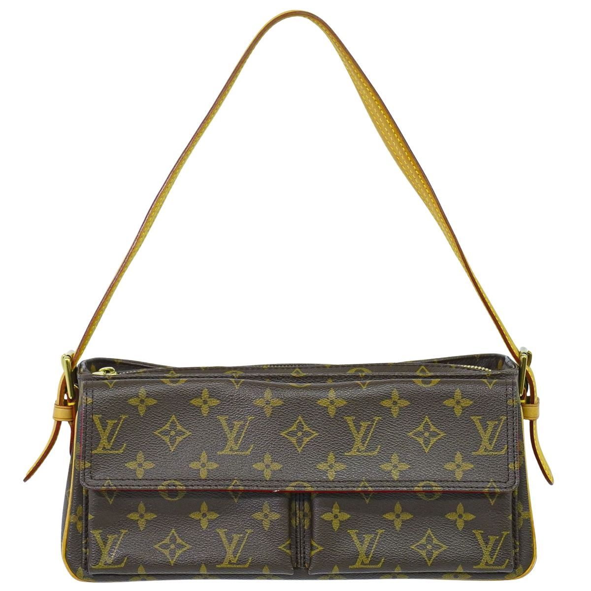本物 ルイヴィトン LOUIS VUITTON LV ヴィバ シテ MM モノグラム