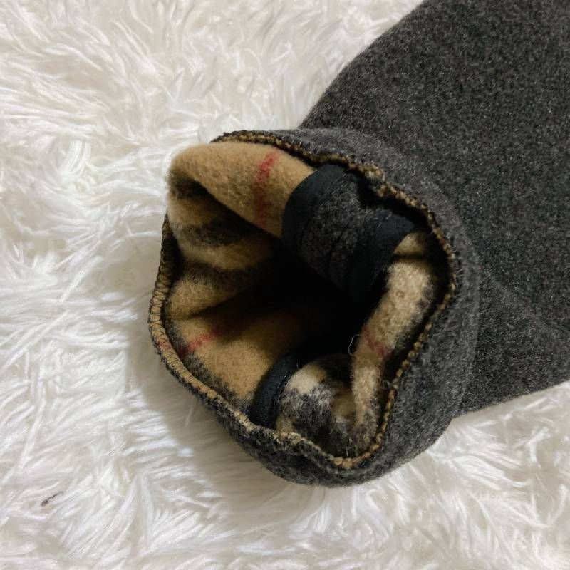 バーバリーロンドン 英国製 ノバチェック ウール ダッフルコート 2way 48 バーバリーロンドン 英国製 ノバチェック ウール ダッフルコート 2way