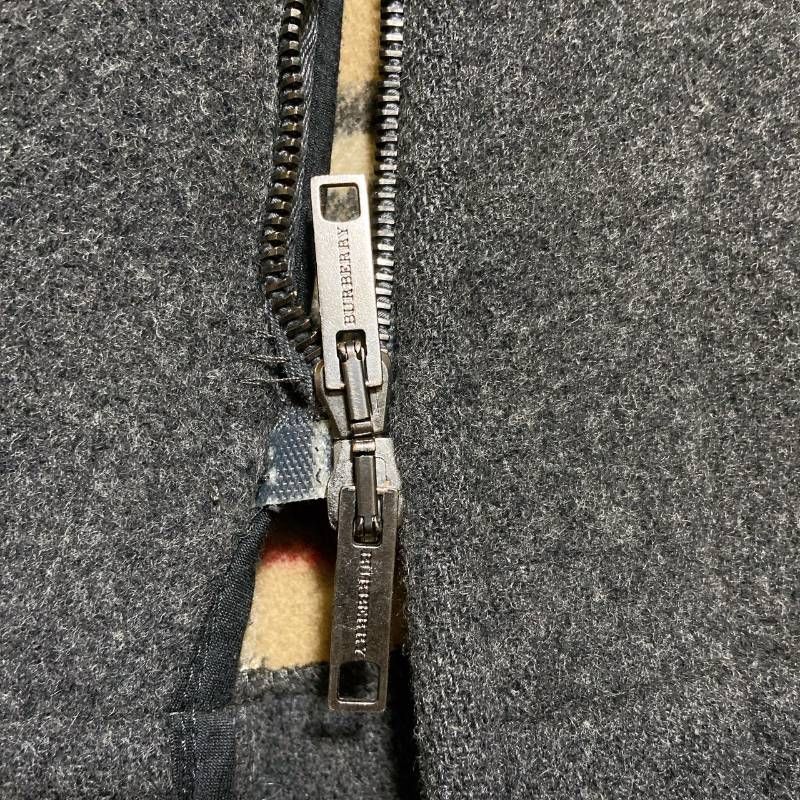 バーバリーロンドン 英国製 ノバチェック ウール ダッフルコート 2way 48 バーバリーロンドン 英国製 ノバチェック ウール ダッフルコート 2way