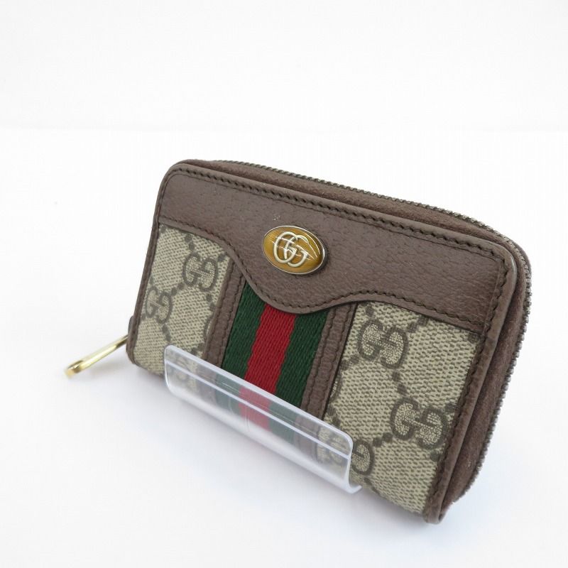 GUCCI グッチ コインケース GGスプリーム オフィディア ジップアラウンドカードケース 597613 496085 ベージュ 125