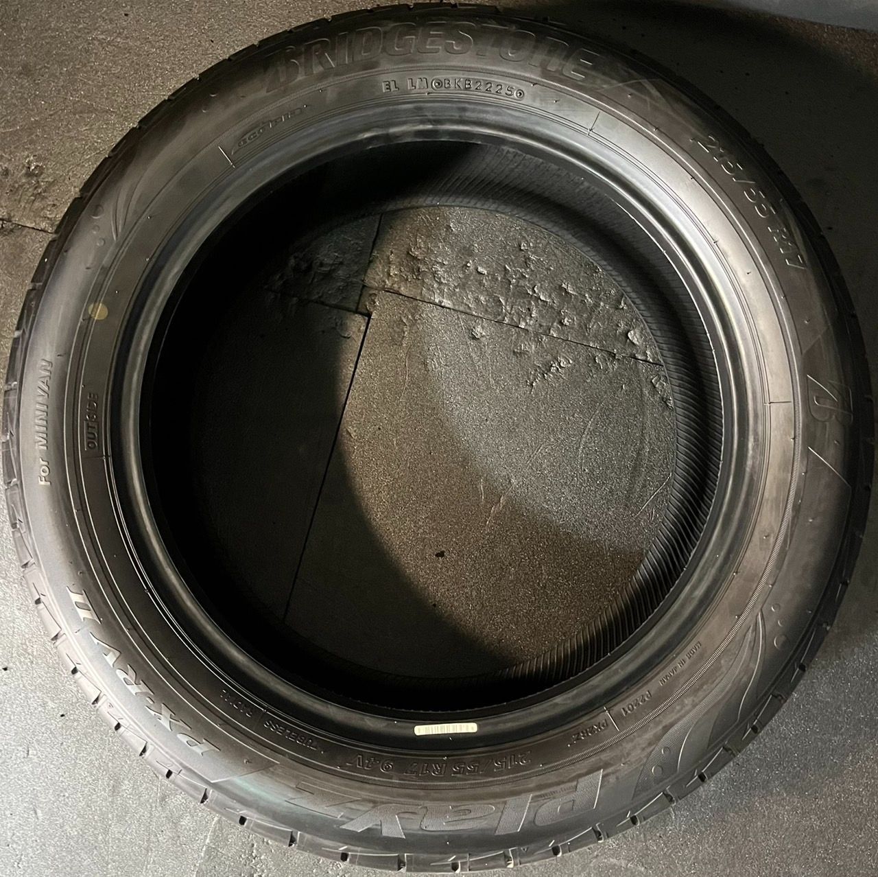  製 約9 8分山 ブリヂストン プレイズ Playz PX RV Ⅱ 215 55 R 17 1本 h_798 17インチ サマータイヤ ノーマルタイヤ