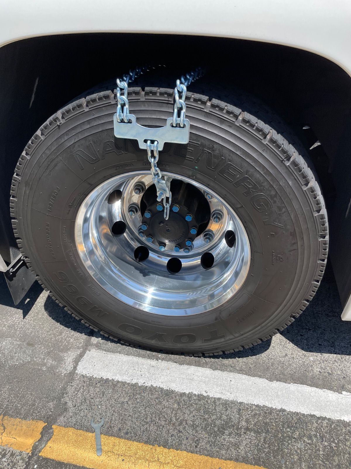 トラック用 脱出用チェーン 簡易装着