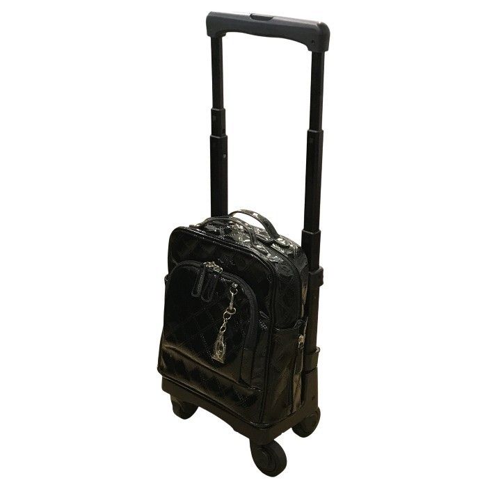 SWANY スワニー キャリーバッグ レディース エナメル調 キルティング 4