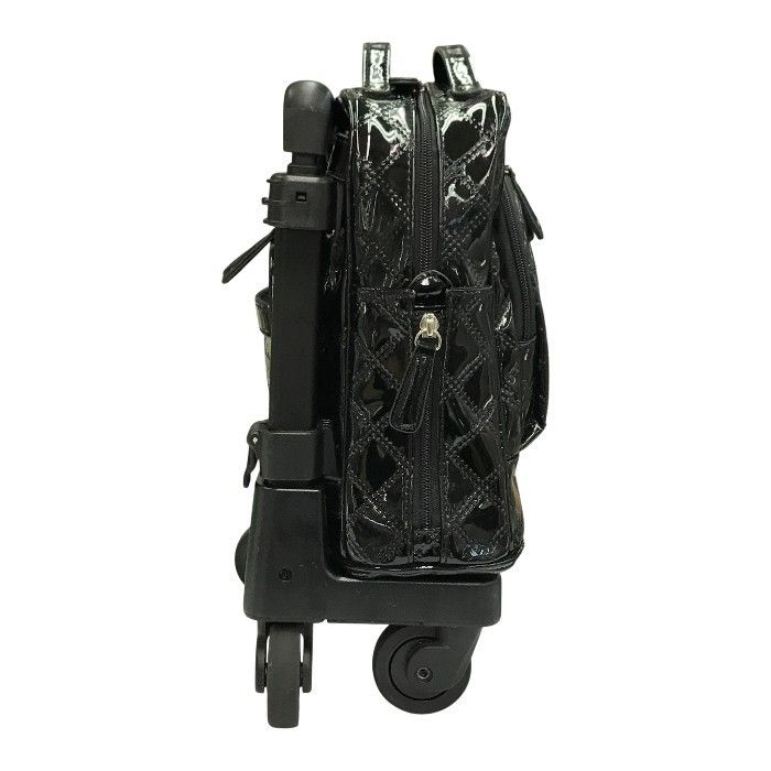 SWANY スワニー キャリーバッグ レディース エナメル調 キルティング 4