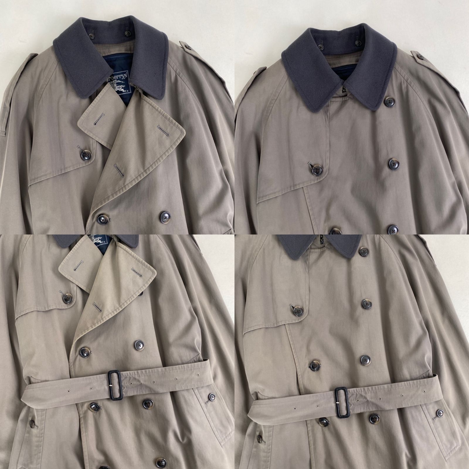 美品◆着丈112 バーバリー ライナー ベルト付 トレンチコート マキシ 美品 BURBERRY バーバリー トレンチコート ノバチェック ベルト 美